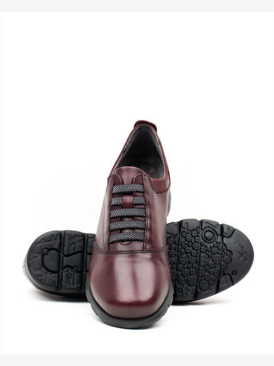 Damen Sneakers Bordeaux