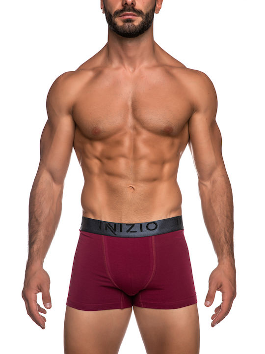 Ανδρικά Μποξεράκια Γκρι-μπορντό 2Pack