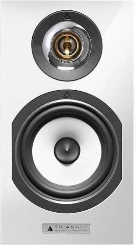 Triangle Titus Ez Pair of Hi-Fi Speakers Bookself 60W 2 No of Drivers W16.8xD30.5xH30.5cm. Piano White