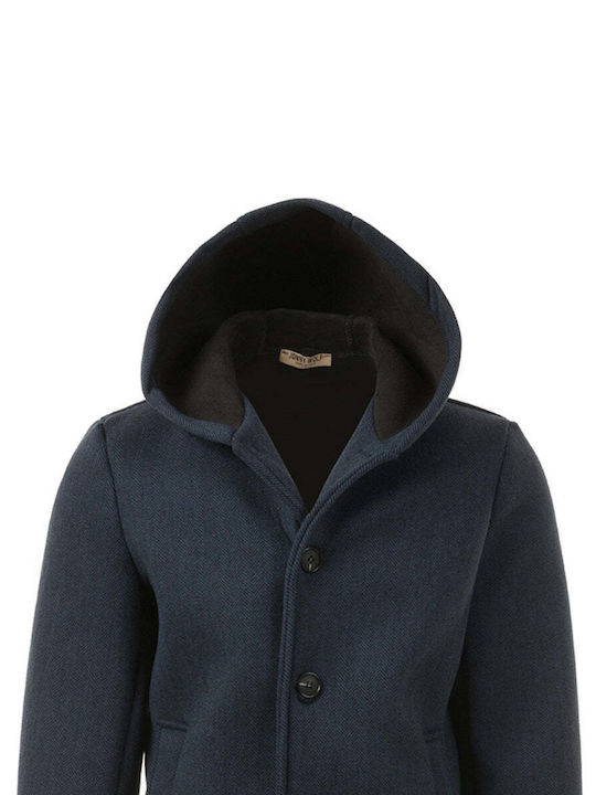 Jonny Wolf Men's Coat Blue