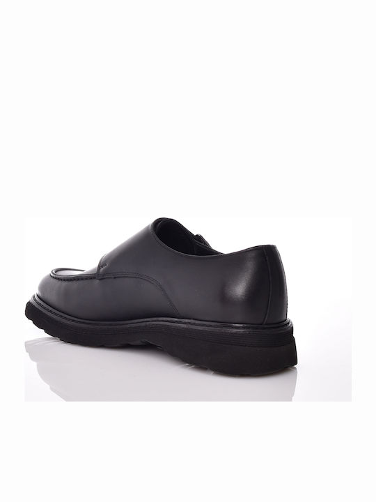 Men's Leather Moccasins Black
