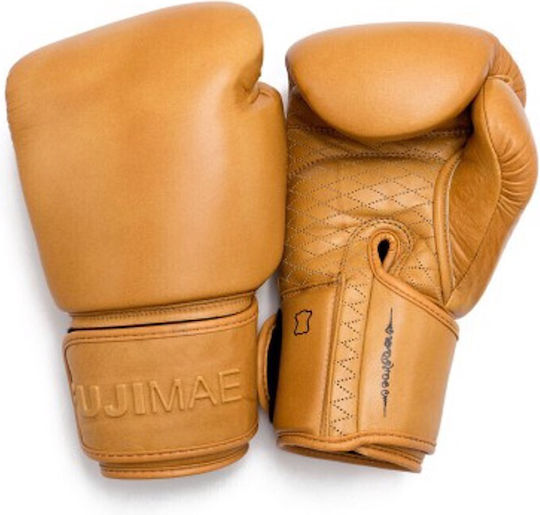 Fujimae Sak Yant 2 Boxing Gloves Leather for Match Brown