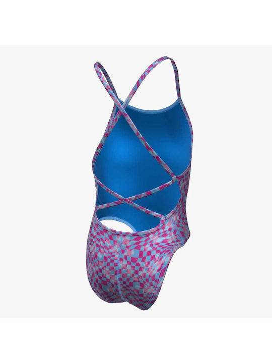 Nike Hydrastrong Παιδικό Μαγιό Ολόσωμο Red-blue