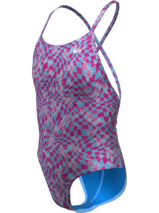 Nike Hydrastrong Kids Swimwear One-Piece Red-blue