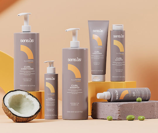 Sensus Illumyna Curl Conditioner Αναδόμησης/Θρέψης για Σγουρά Μαλλιά 250ml