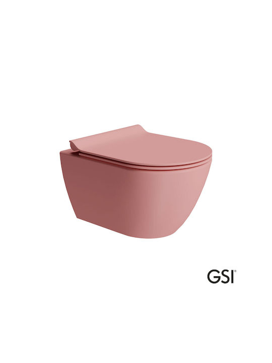 GSI Λεκάνη Κρεμαστή με Slim Κάλυμμα Soft Close Λευκή GSI Λεκάνη Κρεμαστή με Slim Κάλυμμα Soft Close Λευκή