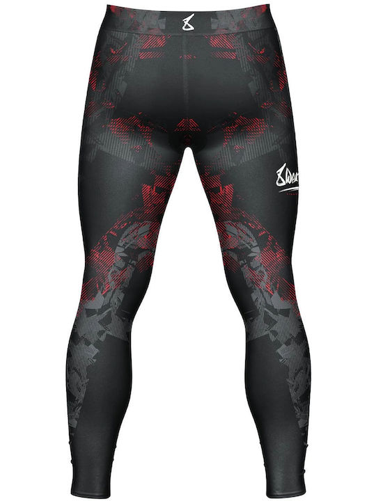 8 Weapons Long Men Martial Arts Leggings Black