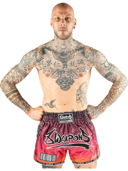 Pantaloni Scurți Muay Thai 8 Arme Vivo Sunsphere Mov