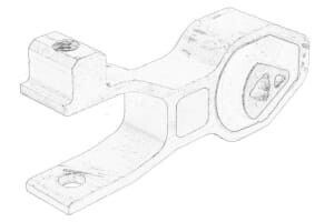 Engine Mount Oe Fiat Suspension Bar Cushion Grande Punto Gearbox 1.2 1.4 Mpi Alfa Mito 1.4 Mpi Left Front Rear
