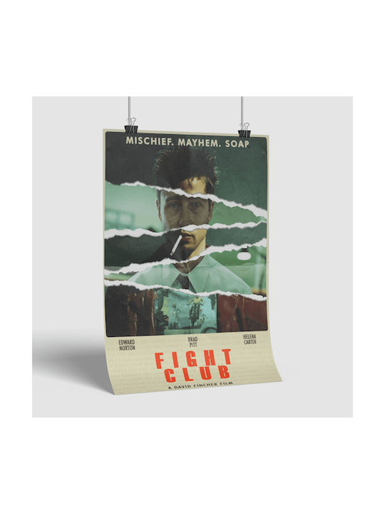 Poster Fight Club Mischief.mayhem.soap Mv013 21cm X 30cm