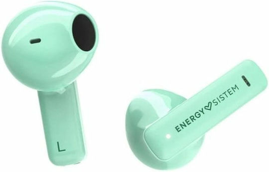 Energy Sistem StreetMusic Earbud Bluetooth Handsfree Earphones with Charging Case Green