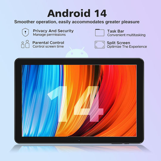 Doogee T10W 4G 10.1Inches Tablet (4GB/128GB) Black