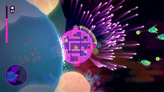 Lovers in a Dangerous Spacetime PS4 Spiel
