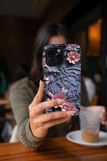 Калъф от серията Sonique 3D Flower за Samsung Galaxy A13 5G Galaxy A04s Розов 02