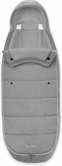 Cybex Златно Чувалче За Количка Водоустойчиво Сиво С Флийс Подплата 97x40см