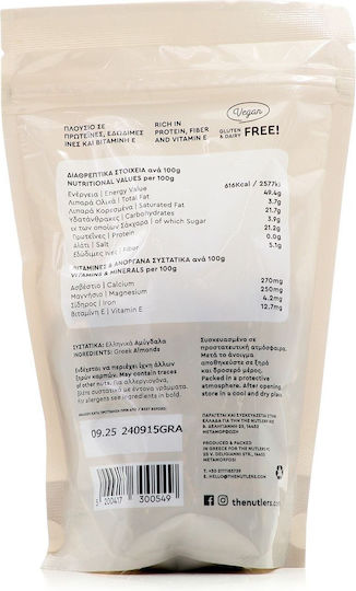 The Nutlers Αμύγδαλα Ωμά Ψίχα Χωρίς Αλάτι 250gr
