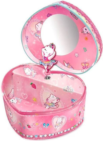 Βρεφικό Παιχνίδι Pulio Pecoware Heart-shaped Music Box Ballerina Cat