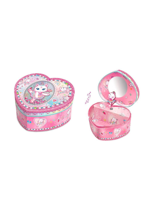 Baby Toy Pulio Pecoware Heart-shaped Music Box Ballerina Cat