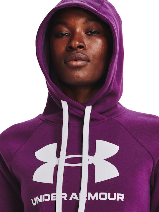 Rival Long Women's Sweatshirt Hooded Purple