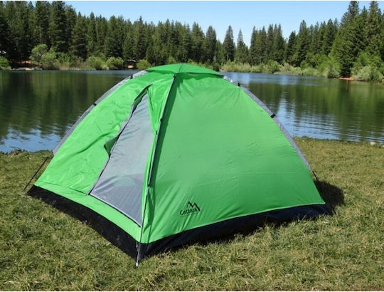 Compass Camping Tent Green 4 Seasons for 3 People