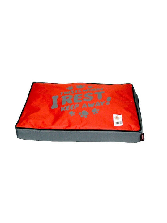 Pet Interest Indoor Mattress Dog Red 100x70cm. 0310-L-RED