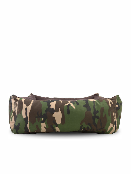 Woofmoda Πουφ Κρεβάτι Σκύλου Χακί 53x46εκ.