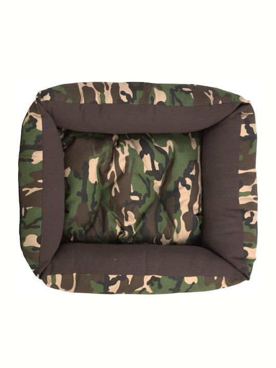 Woofmoda Πουφ Κρεβάτι Σκύλου Χακί 53x46εκ.