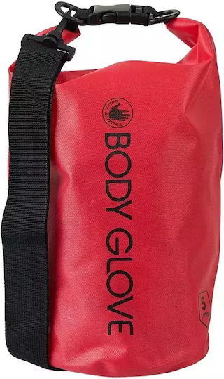 Body Glove True Waterproof Shoulder Bag 5L Red