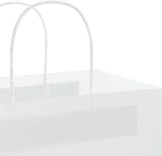 vidaXL Paper Bag for Gift White 21x31x11cm. 250pcs
