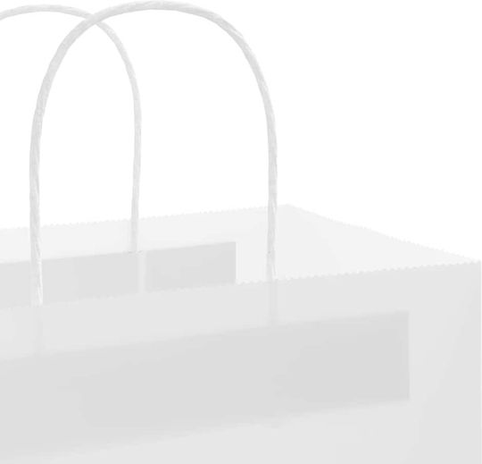 vidaXL Paper Bag for Gift White 54x49x15cm. 250pcs