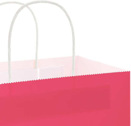vidaXL Papier Tasche für Geschenke Rosa 26x35x12cm. 50Stück