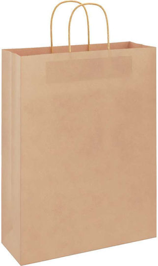 vidaXL Χάρτινη Τσάντα για Δώρο Καφέ 32x42x12εκ. 50τμχ
