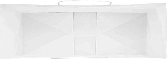 vidaXL Paper Bag for Gift White 32x42x12cm. 250pcs