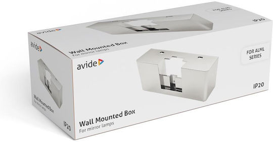 Avide Ceiling Mount Light 13.7cm Silver with Integrated LED