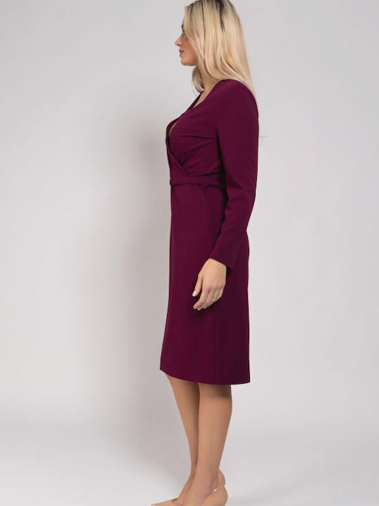 Dress Wrap Burgundy