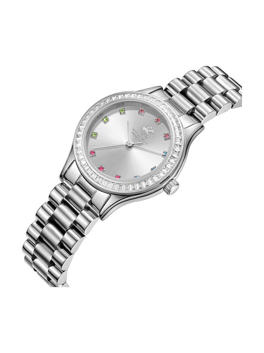 Beverly Hills Polo Club Watch Battery with Metal Bracelet