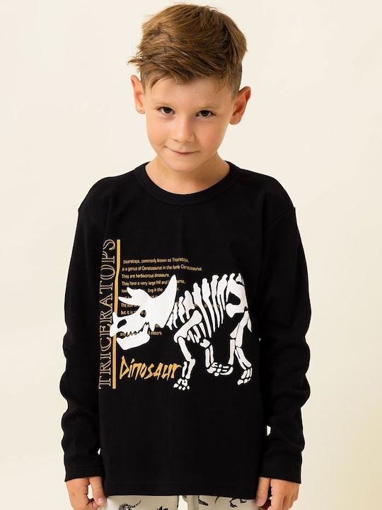 Happy Family Kids' Pajamas Winter Black