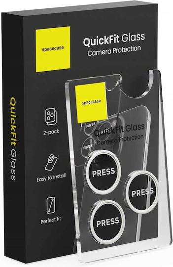 Spacecase Προστασία Κάμερας Tempered Glass Ασημί για το iPhone 16 Pro, iPhone 16 Pro Max