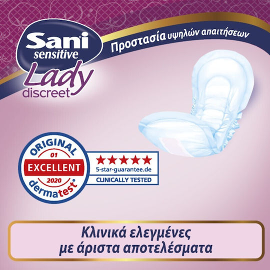 Sani Sensitive Lady Normal No3 Γυναικείες Σερβιέτες Ακράτειας Κανονικής Ροής 3 Σταγόνες 16τμχ