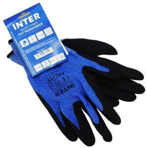 Inter Arbeitshandschuhe Blau Nitril 1Stück