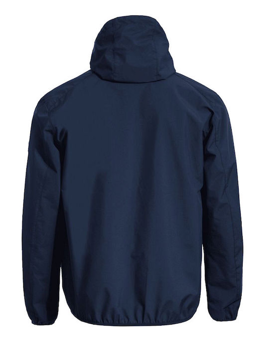 Stenso Wind Work Jacket with Detachable Hood Blue