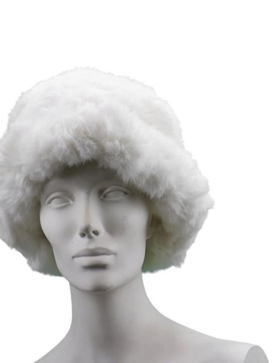 Furry Women's Hat White