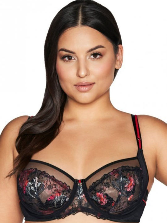 AVA Bra without Padding Underwire Black