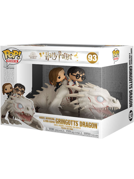 Funko Pop! Rides: Harry, Ron and Hermione Riding Gringotts Dragon