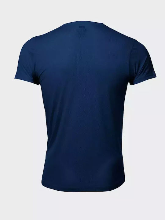 Sportliche Herrenbluse Kurzarm Navy