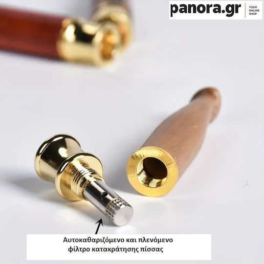 Panora Pipes with Screen 85mm Black
