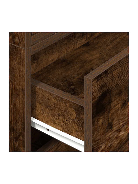 Συρταριέρα Креватокамарас Дървена с 4 чекмеджета Smoked Oak 60x31x60бр