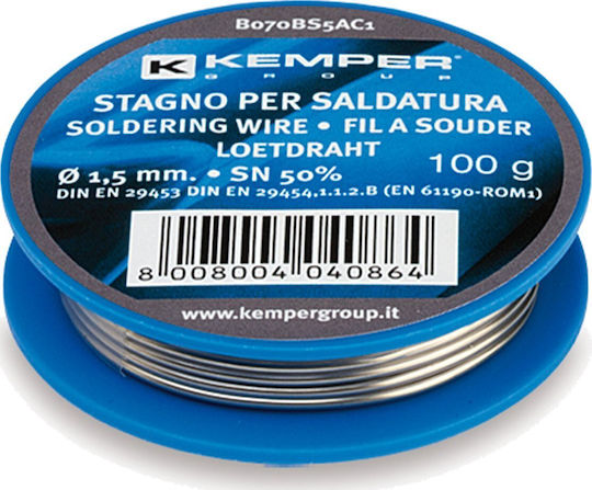 Kemper 12790 Lötdraht Klebe mit Blei 1mm 100gr