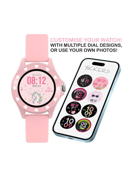 Tikkers Kinder-Smartwatch Rosa