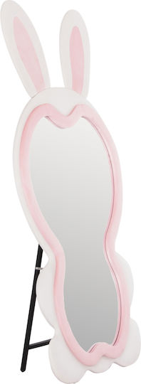 HomeMarkt Kids Room Decor Accessories Bunny Made of Wood Pink